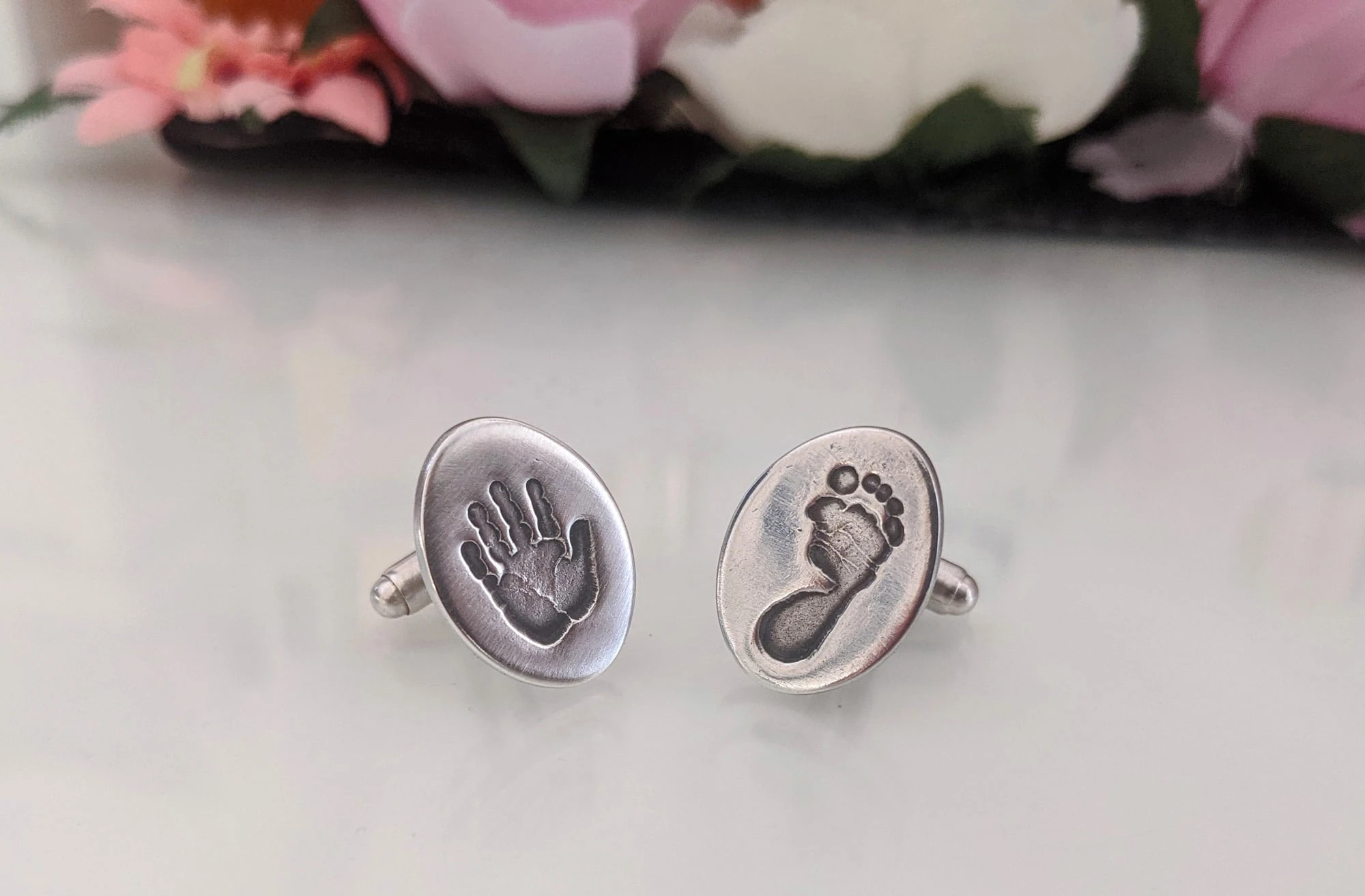 Handprint & Footprint Cufflinks