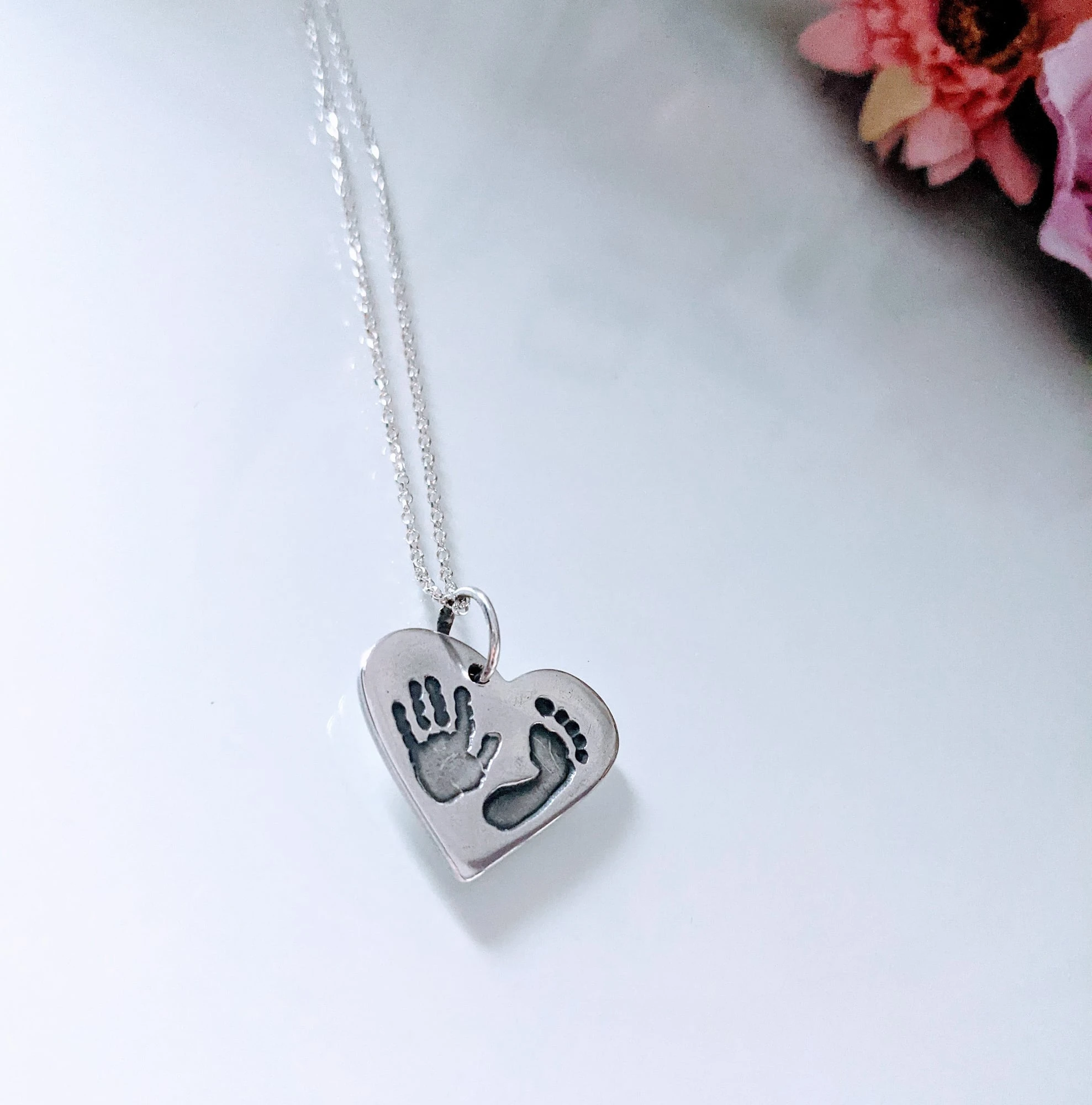 Handprint & Footprint Necklace