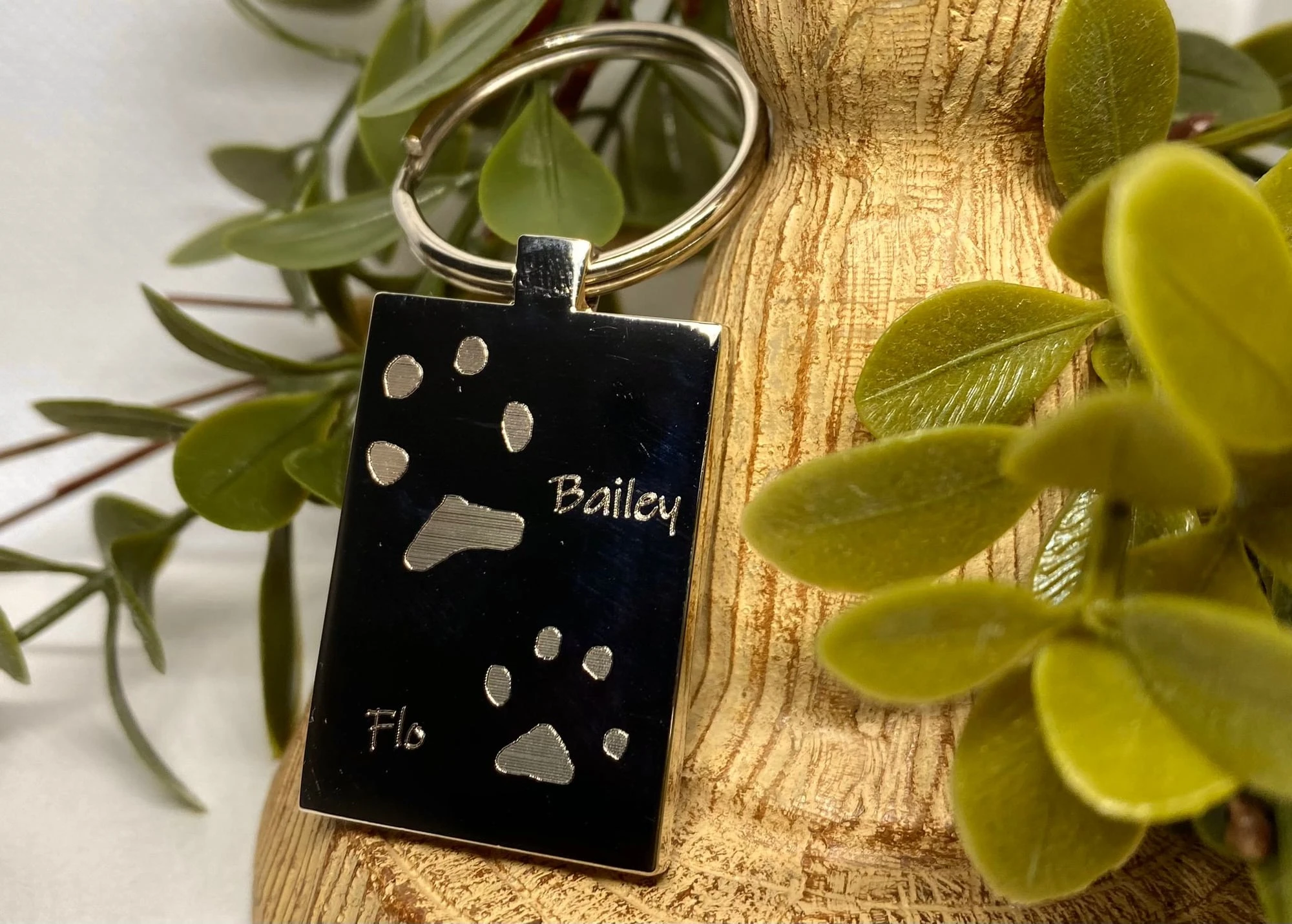 Luxury Double Sided Keyring
