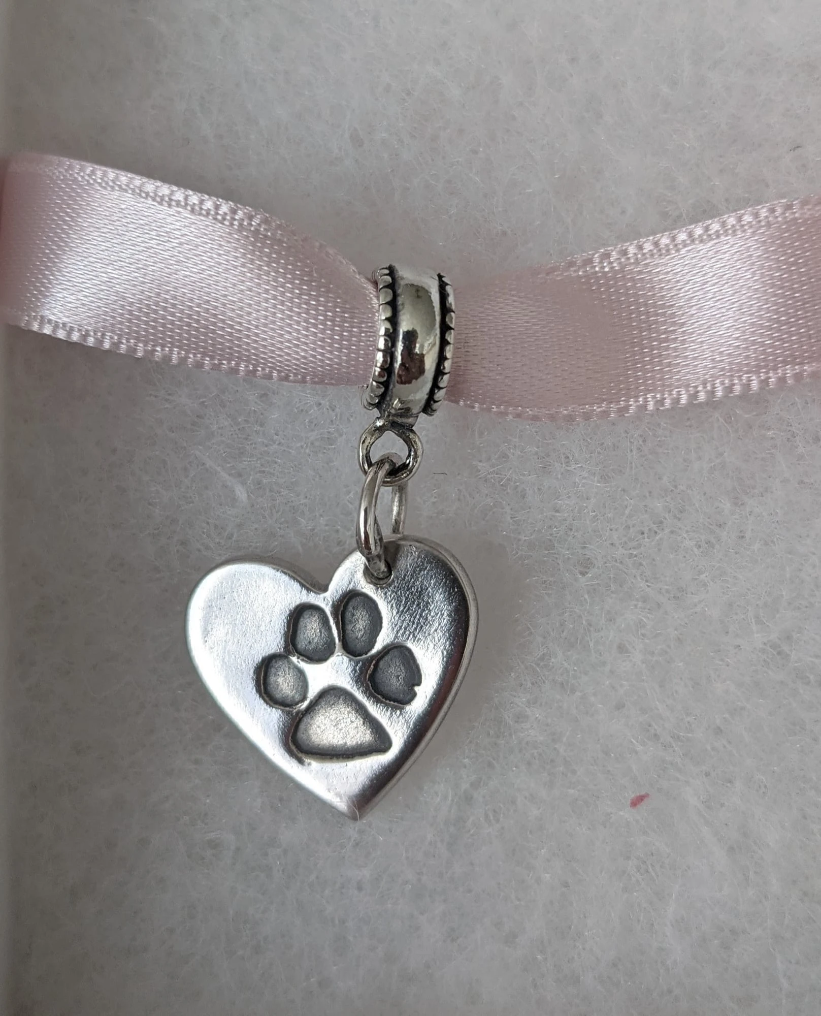 Paw Print Bracelet Charm
