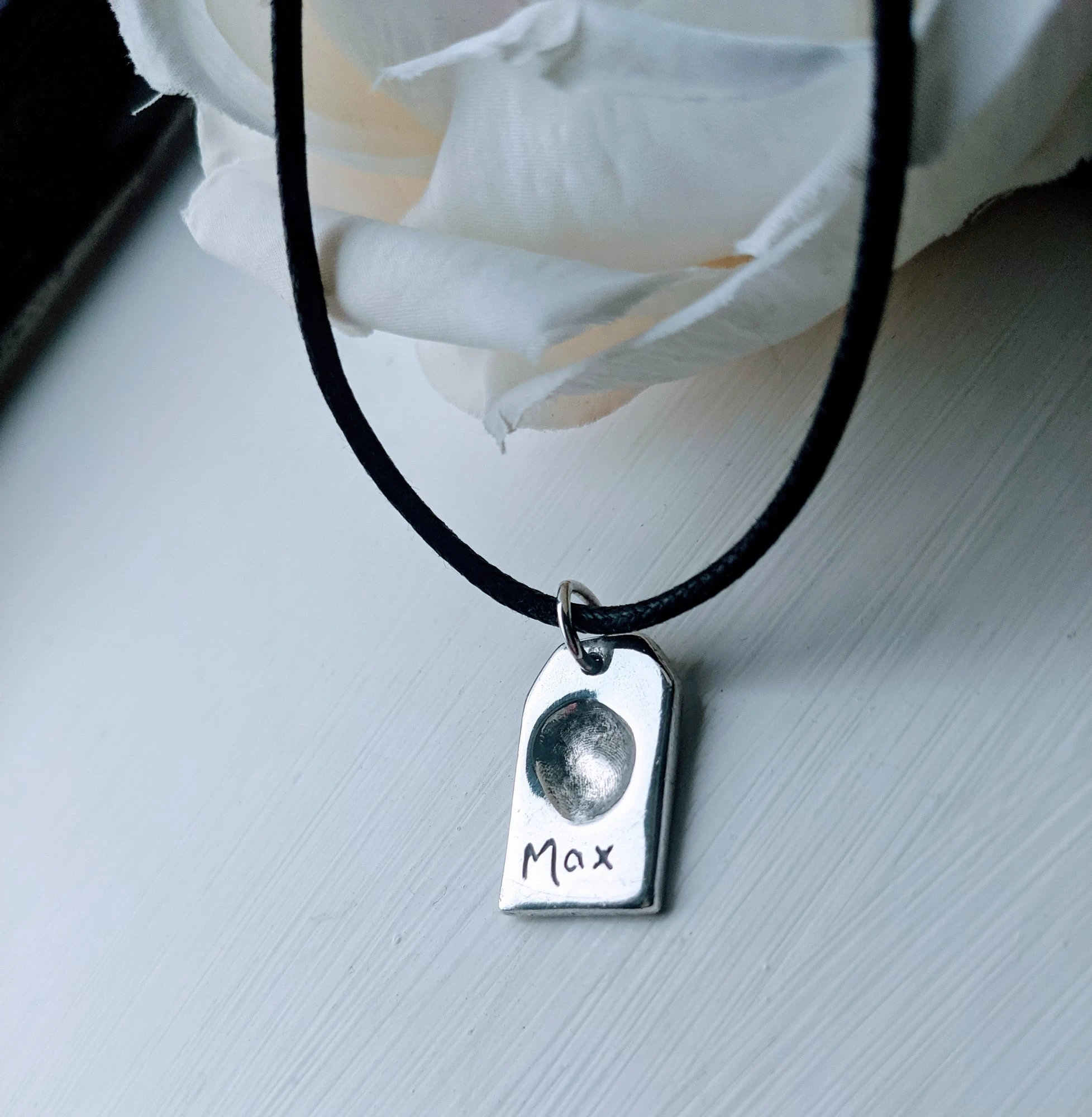 Fingerprint Dog Tag - Small (Child Size)